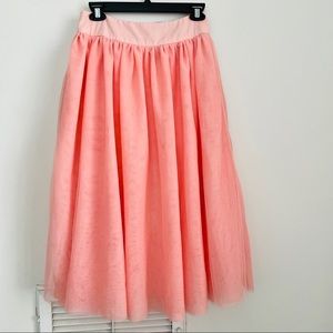 Yumi Tulle Midi Skirt